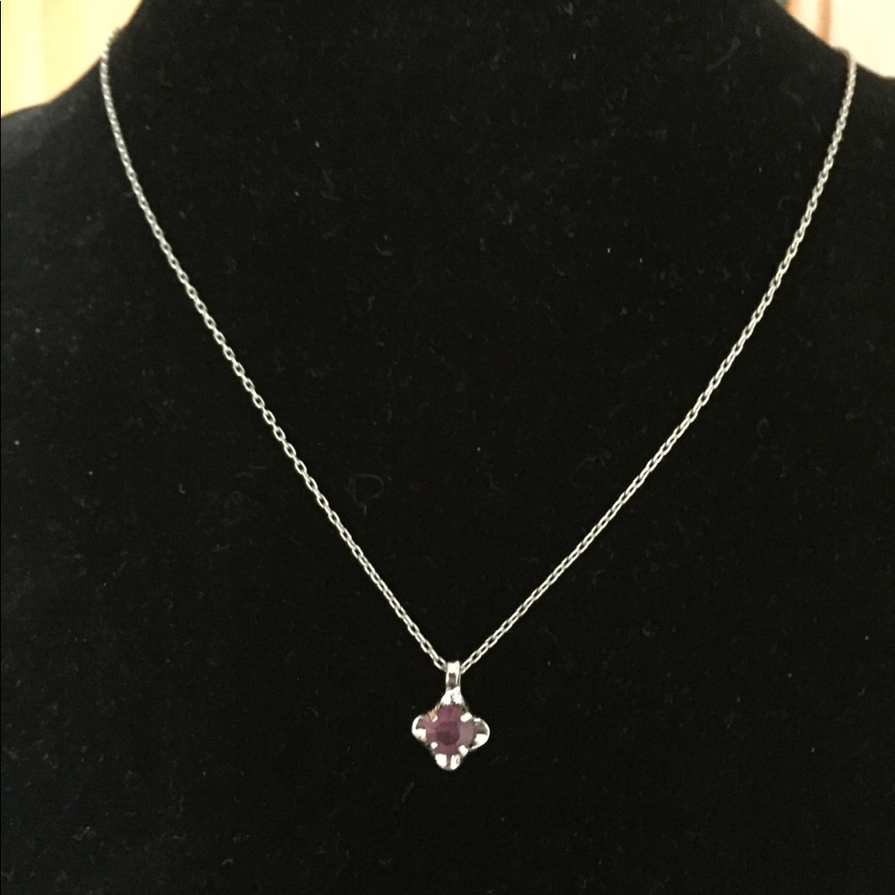 Vintage FULLER BRUSH Amethyst Necklace